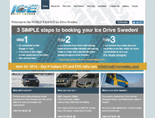 Tablet Screenshot of icedrivesweden.com